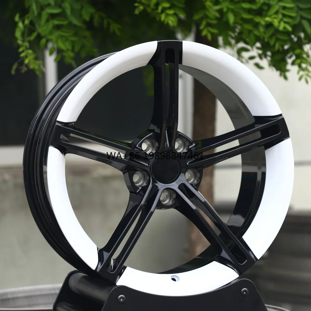 

HTOR China 5x112 5x114.3 5x120 5x130 Custom Forged Wheels 19-24 Inch Double Colors Sport Racing Wheels Alloy Wheels for Tycan