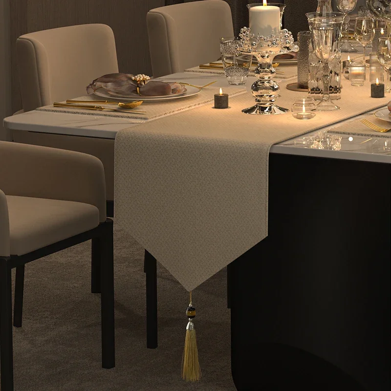 Oil-proof and waterproof table flag, dining table and coffee table long cloth
