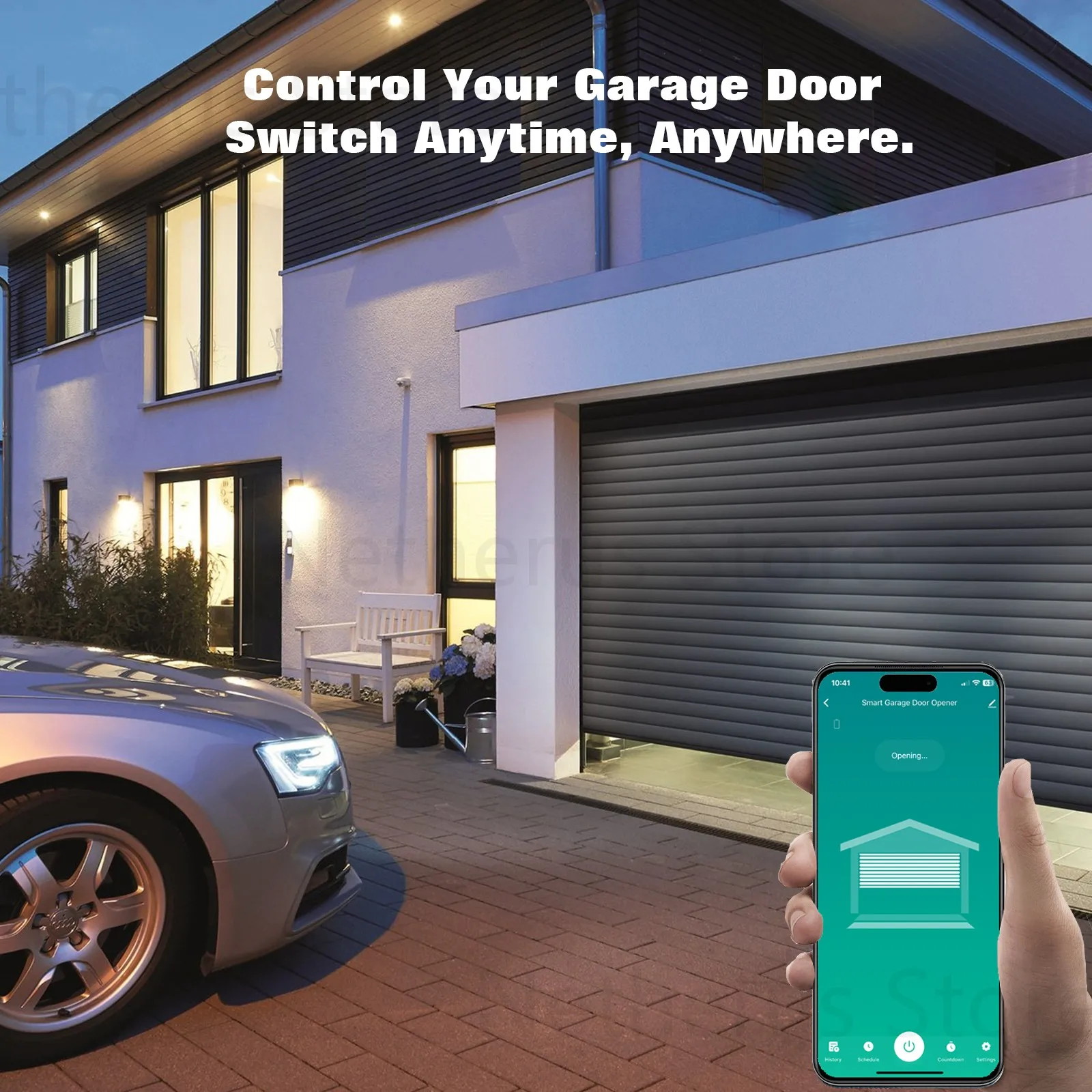 Fotografia 5: Tuya wifi-zigbee controlador de porta de garagem casa inteligente módulo de interruptor diy compatível com vida inteligente alexa google assistente