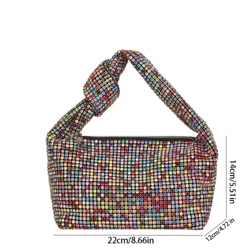 Casual Shiny Full Rhinestones Dinner Bag Bling Crystal Rhinestone Banquet Bag Glitter Purse Ladies Clutch Bag Women