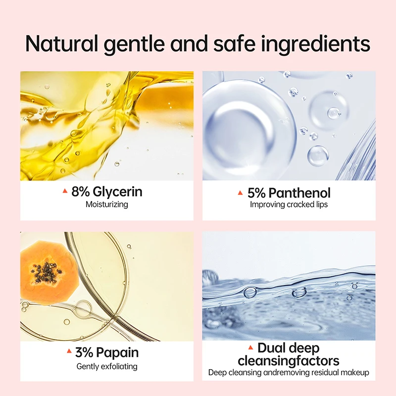 Bubble Lip Balm Exfoliating Mask Lightening Dark Whitening Moisturizing Remove Dead Skin for Women Volumizer Lip Care - Image 3