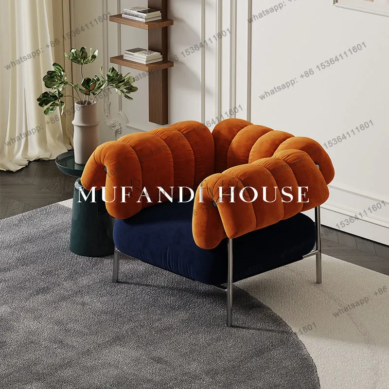 

Chenier single armchair designer hotel leisure home living room light luxury sofa chair