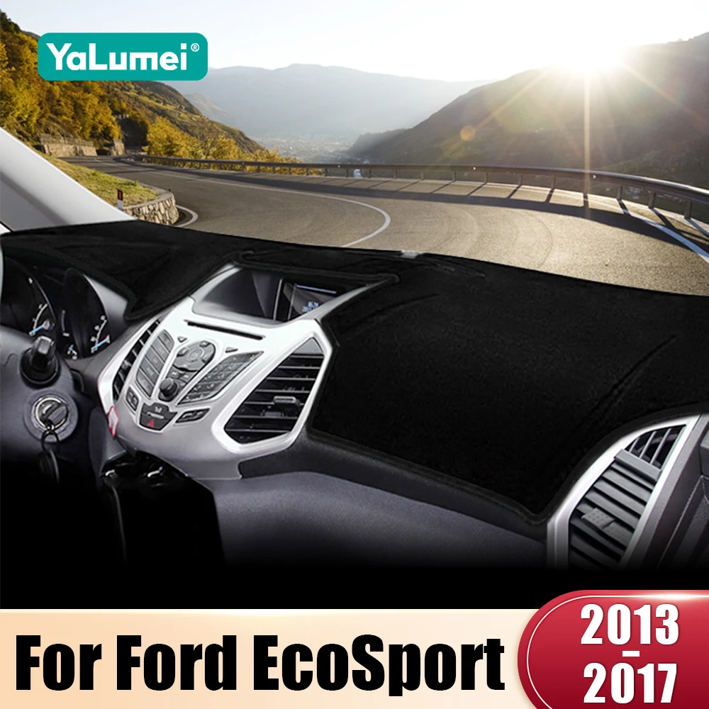 For Ford EcoSport MK2 2013 2014 2015 2016 2017 Car Dashboard Cover Sun Shade Avoid Light Mat Instrument Panel Pad Accessories