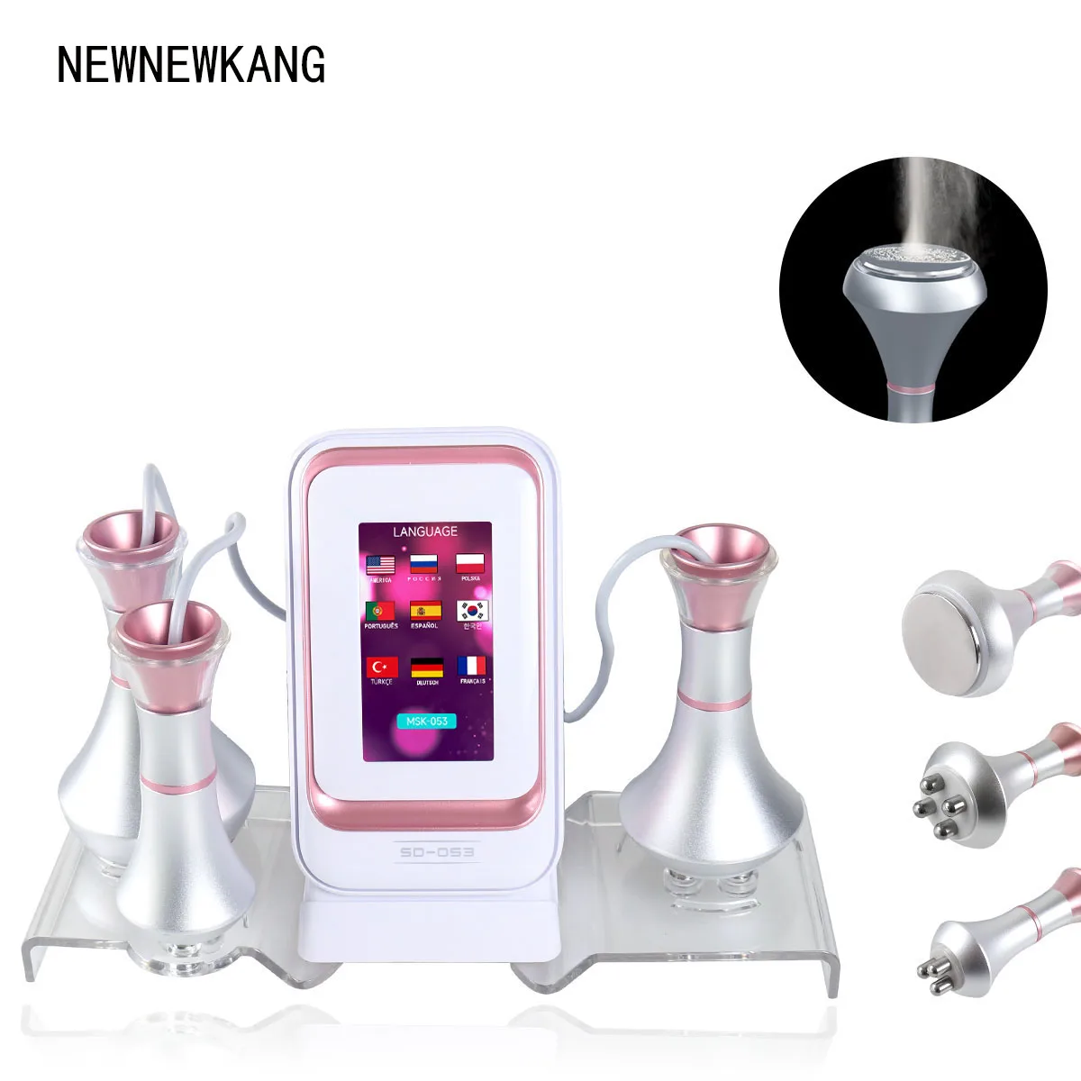 

New 3 in 1 80K Cavitation Ultrasonic Radio Frequency Body Slimming Machine Facial Skin Tightening Fat Burning Cellulite Massage