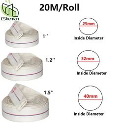 1'' 1.2'' 1.5'' Water Hose Garden Irrigation Watering Hose Antifreeze Canvas Fire-Protection Hose 20M/roll