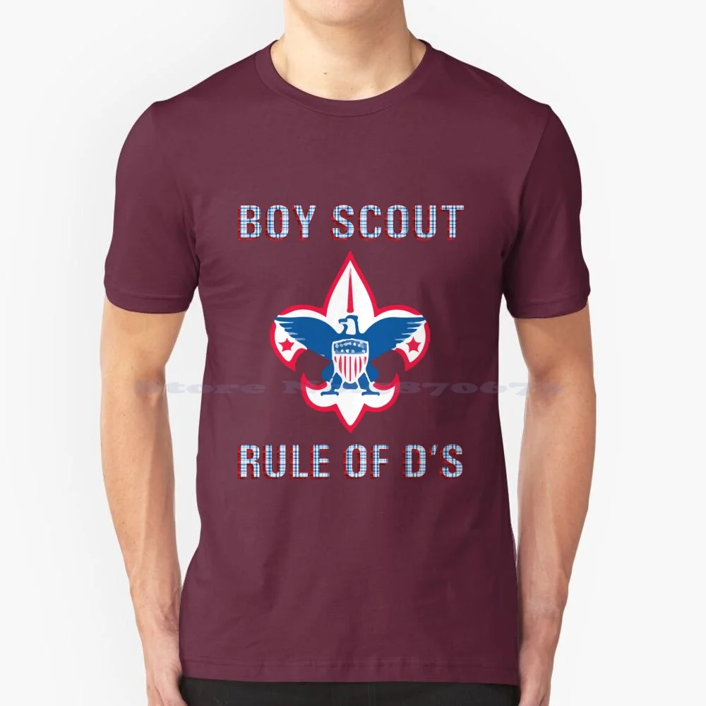 Workaholics Boy Scouts Rule Of D's T Shirt 100% Cotton Tee Workahlics Comedy Central Funny Anders Blake Adam