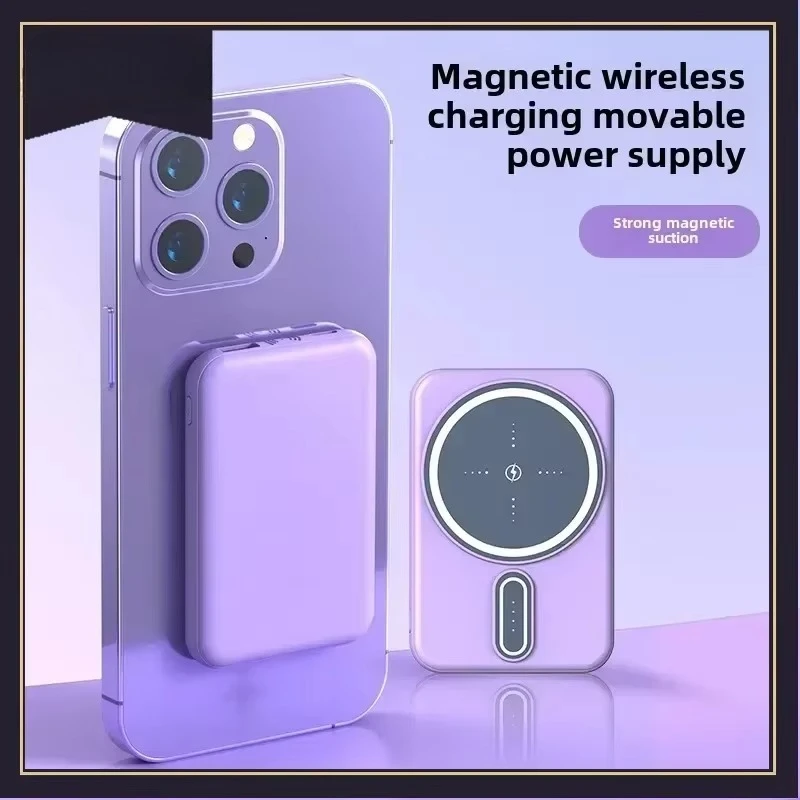 Xiaomi Hot Style Power Bank 30000mAh MagSafe Magnetyczny Power Bank Bezprzewodowy Power Bank Zewnętrzny Mini Przenośny Do iPhone 17 16