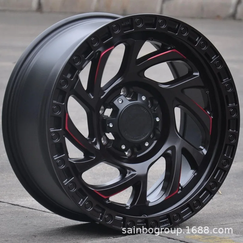 

Suitable for F6112233 18 inch 6x139.7 Shengbo, off-road wheels Automotive aluminum alloy wheels