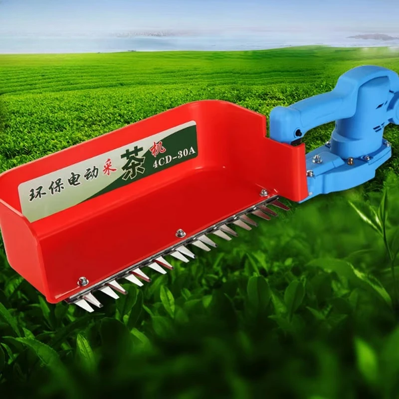 tea picker and harvester with mini handheld electric