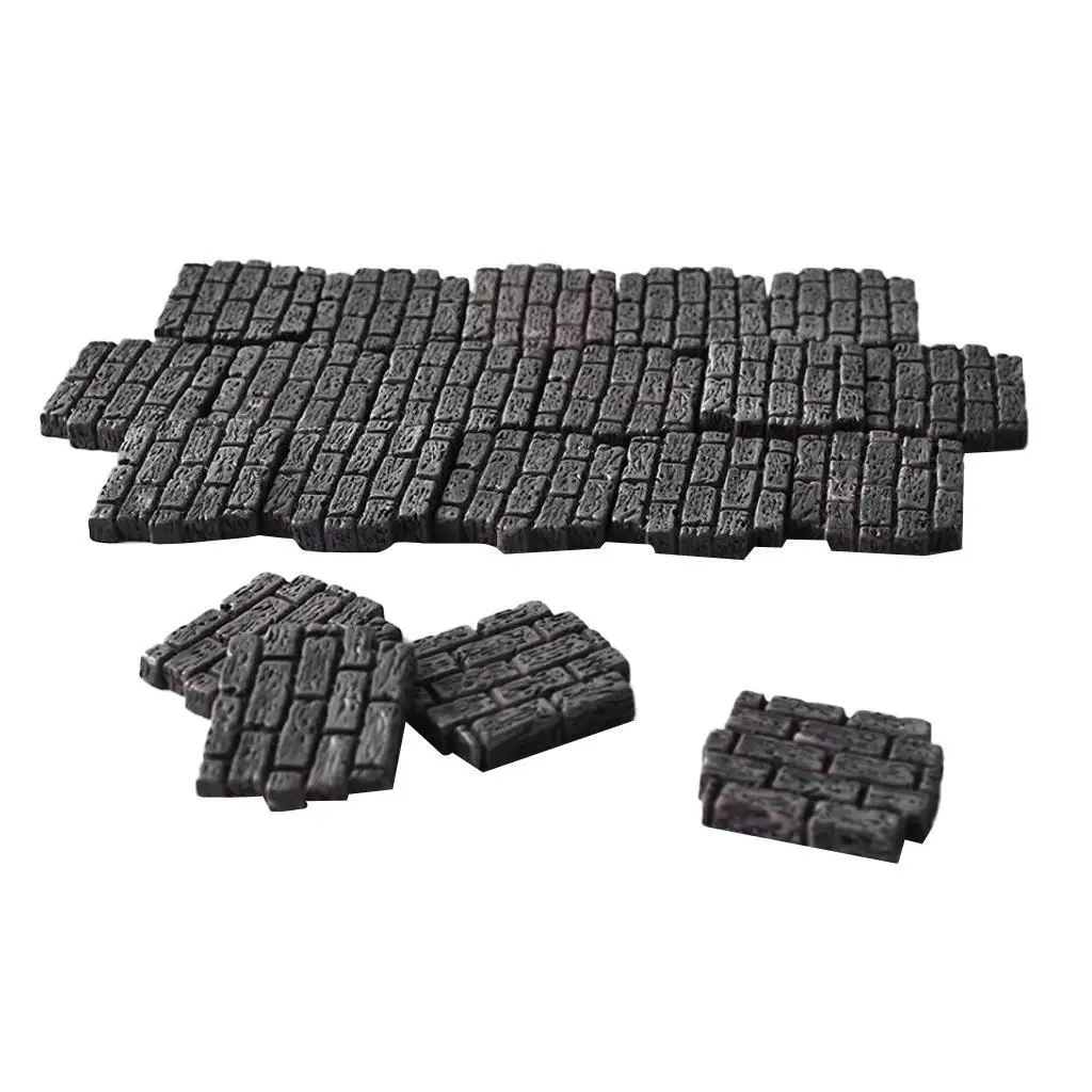 diy brick model diorama wargame architectural material scene