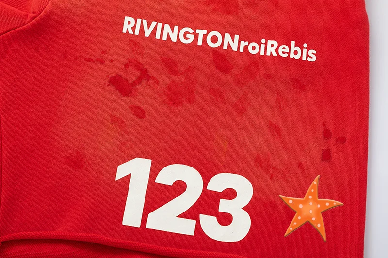 Summer RRR123 Shorts Vintage Letter Loose Casual Rolled Hem Draw Rope Sports Shorts Men's Quarter Pants Men Women's Clothing