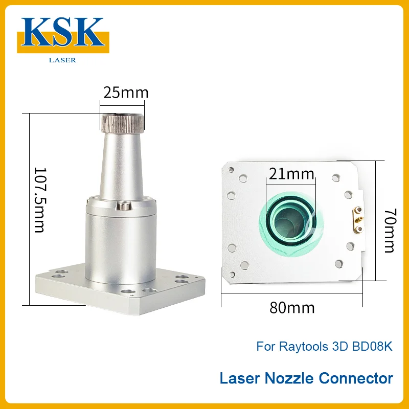 Raytools BD08K Laser Nozzle Connector Sensor TRA Nozzle Ceramic Holder Parts For Raytools Laser Cutting Head Ceramic