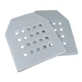 2PCS Grey Plate