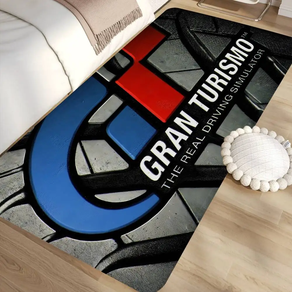 Gran Turismo Door Mat Anti-slip Absorb Water Long Strip Cushion Bedroon Mat Bedside Mats
