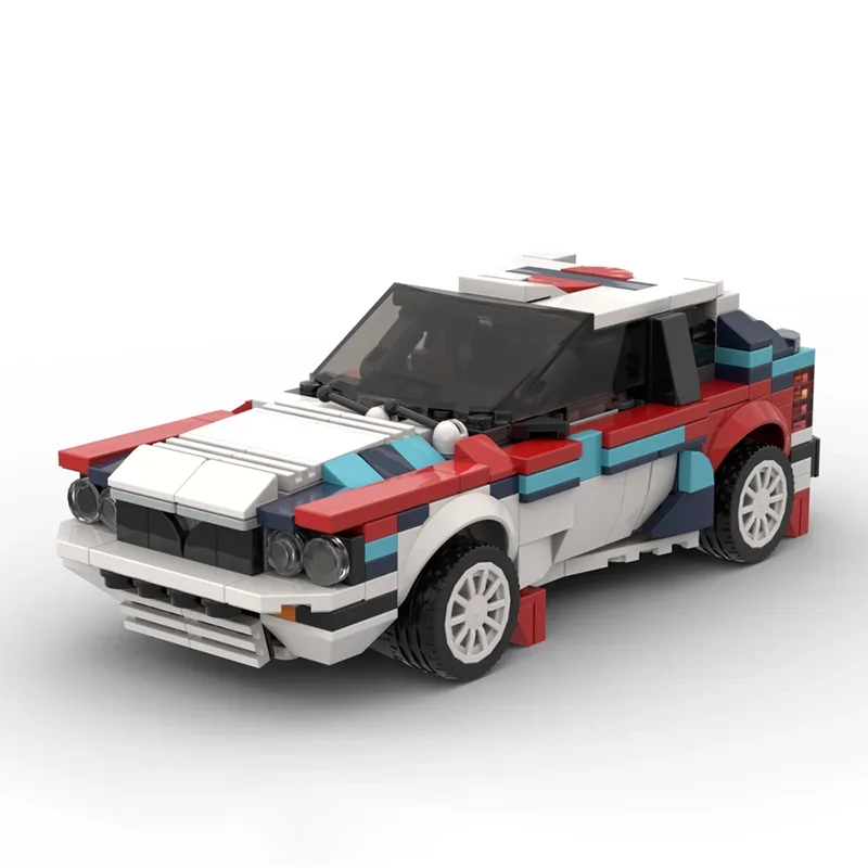 

383 шт. Moc Rally Champion Lancia Delta Speed Champions Гоночная модель Строительные блоки Креативная сборка Кирпичи Игрушка в подарок