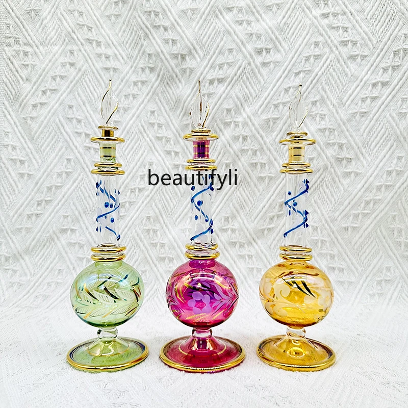 

Featured 15cm glass bottle, colorful glass jewelry ornaments, tourist souvenirs