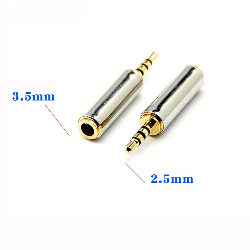 3.5 mm Plug Male to Female 2.5 mm to 3.5 mm 3.5mm to 2.5mm Audio Adapter Audio Plug Earphone Amplifier Audio Connector
