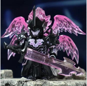 

4cm New anime character building block toys Sololeveling Sung in-WooShadow KingYegrit Decoration Ornaments Kids Gifts Toys