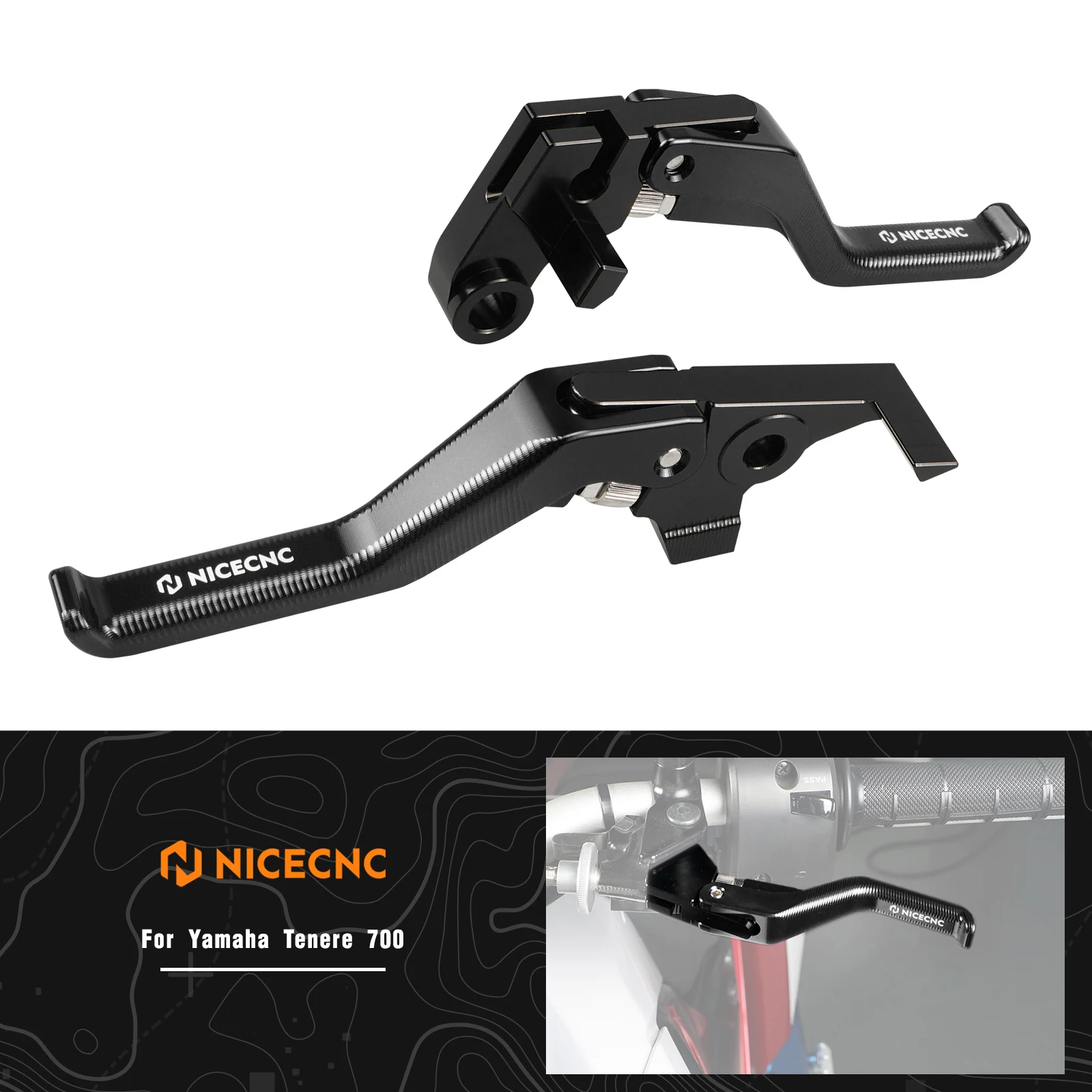 

For Yamaha Tenere 700 2019-2024 Motorcycle Shorty Brake Clutch Lever Tenere 700 XTZ Tenere 700 World Raid 2022-2024 T700 Rally