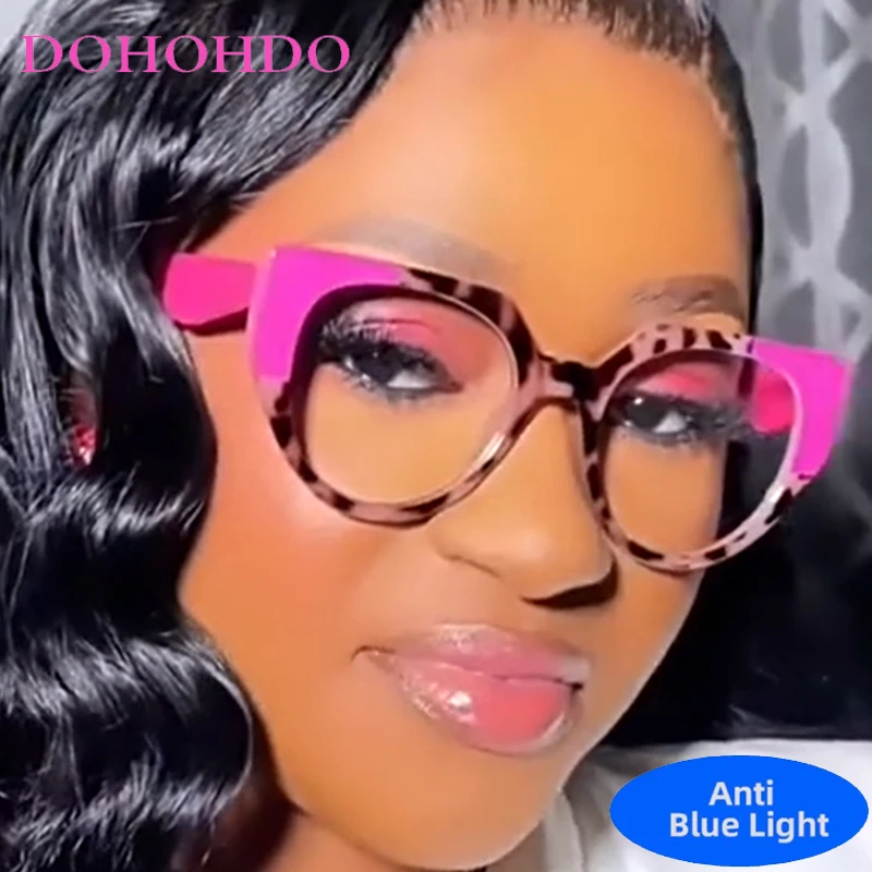

TR90 Trendy Retro Assorted Colors Cat Eye Anti Blue Light Glasses Women Men Brand Designer Optical Eyeglasses For Reading Очки