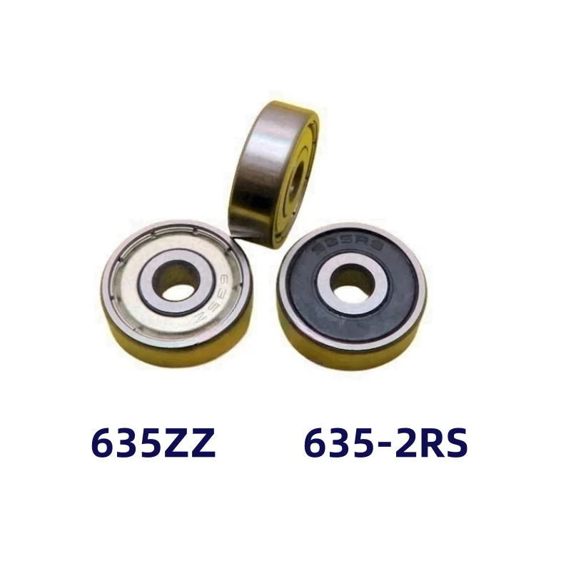 

100pcs miniature bearings 635ZZ 635-2RS 5*19*6mm deep groove ball bearing 635RS 635Z 635 5x19x6 mm