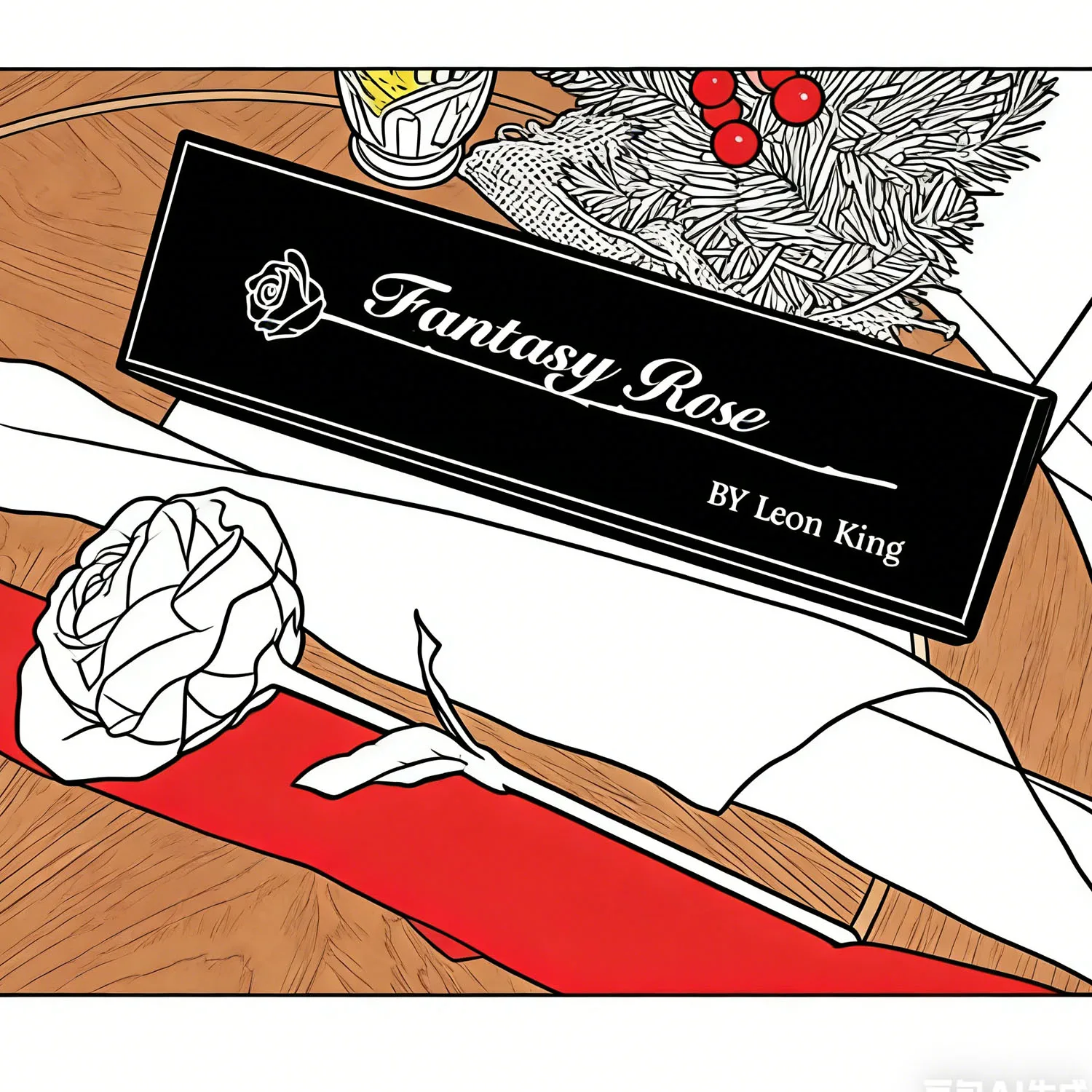 

Fantasy Rose By Leon King Stage Magic Tricks Flower Magic Props Gimmicks Party Magia Show Illusions Magician Professional