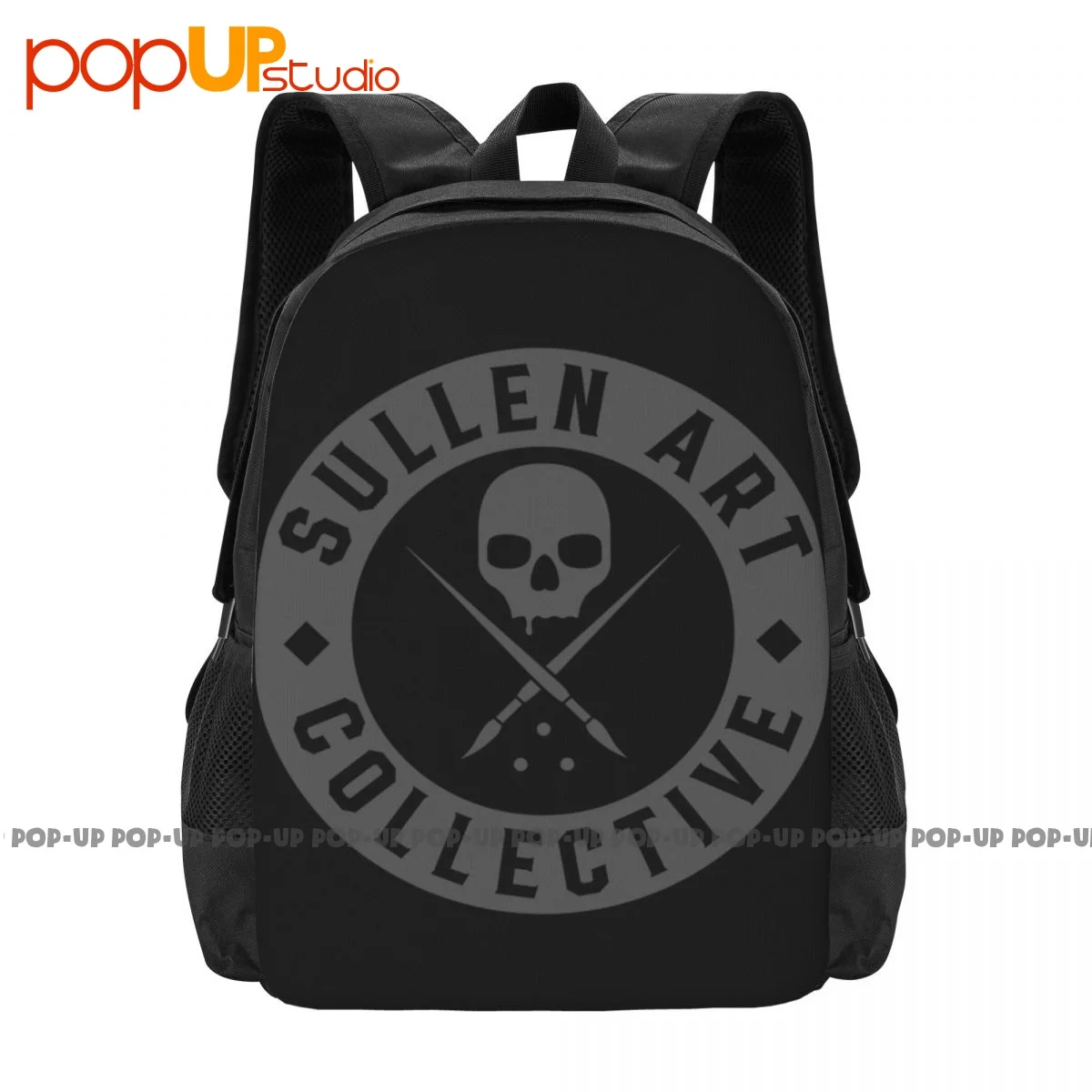 Sullen Everyday Badge Backpack Large Capacity Vintage Art Print Sports Bag Bags For Travel