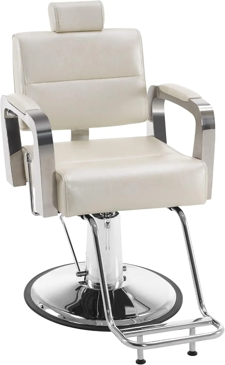 

Barber Chair Reclining Salon Chair for Hair Stylist, Antique Hair Spa Salon Styling Beauty Equipment