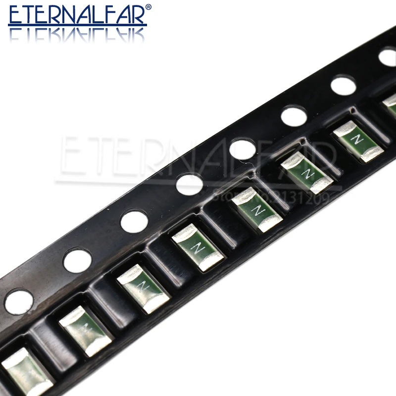 Ein einmalige SMD-Sicherung mit positiver Trennung 1206 3216 0,5 A 1 A 1,5 A 2 A 2,5 A 3 A 3,5 A 4 A 5 A 6 A 7 A 8 A 10 A 12 A 15 A 20 A 30 A schnelle Wirkung