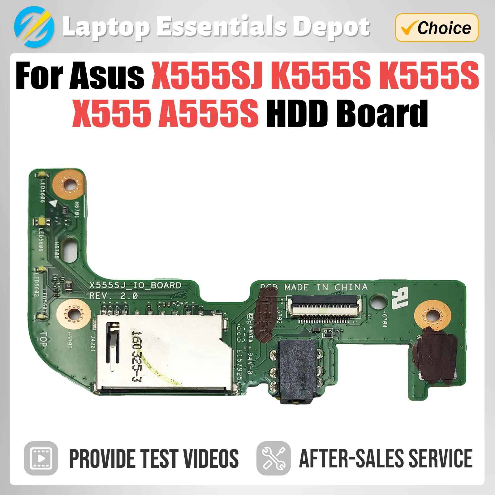 Original X555SJ For Asus X555SJ HDD board K555S K555S X555 A555S Perfect Work 100% Tested