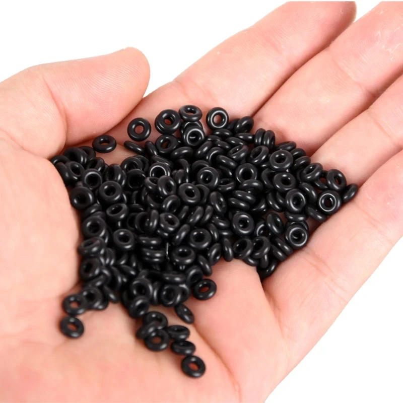 50/100pcs Rubber Rings O-Ring Fishing Tools Fishing Round Rig Ring Fishing Terminal Tackle Fishing Accessories Connector Carp