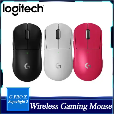 Logitech G PRO X SUPERLIGHT 2 Wireless Gaming Mouse G PRO X 3 New HERO 2K Sensor 32000 DPI 5 Programmable Buttons For PC/Mac