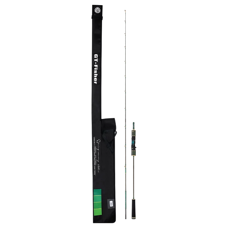 Imagem -06 - Ecooda gt Slow Jigging Rod Arraste Água Salgada Barco Rod Giro Sólido Ouro Sic Guia Anel Arraste 13kg X62 1.88m Novo