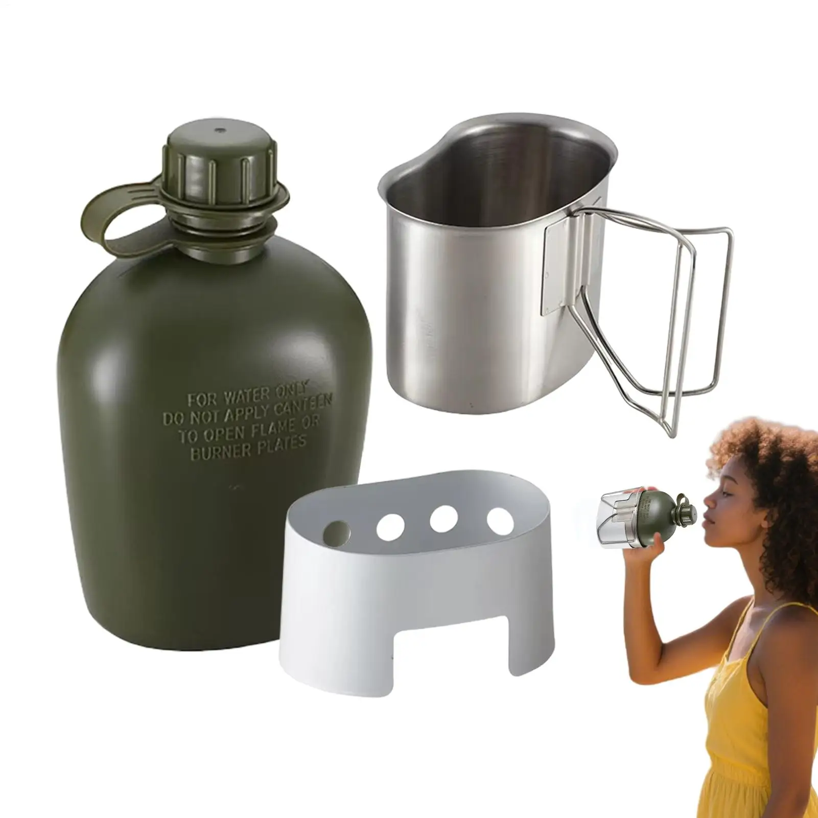 

Кемпинговые чайники для кипячения воды, чайник для кемпинга, легкая складная чашка для напитков из нержавеющей стали, плита для путешествий, дома