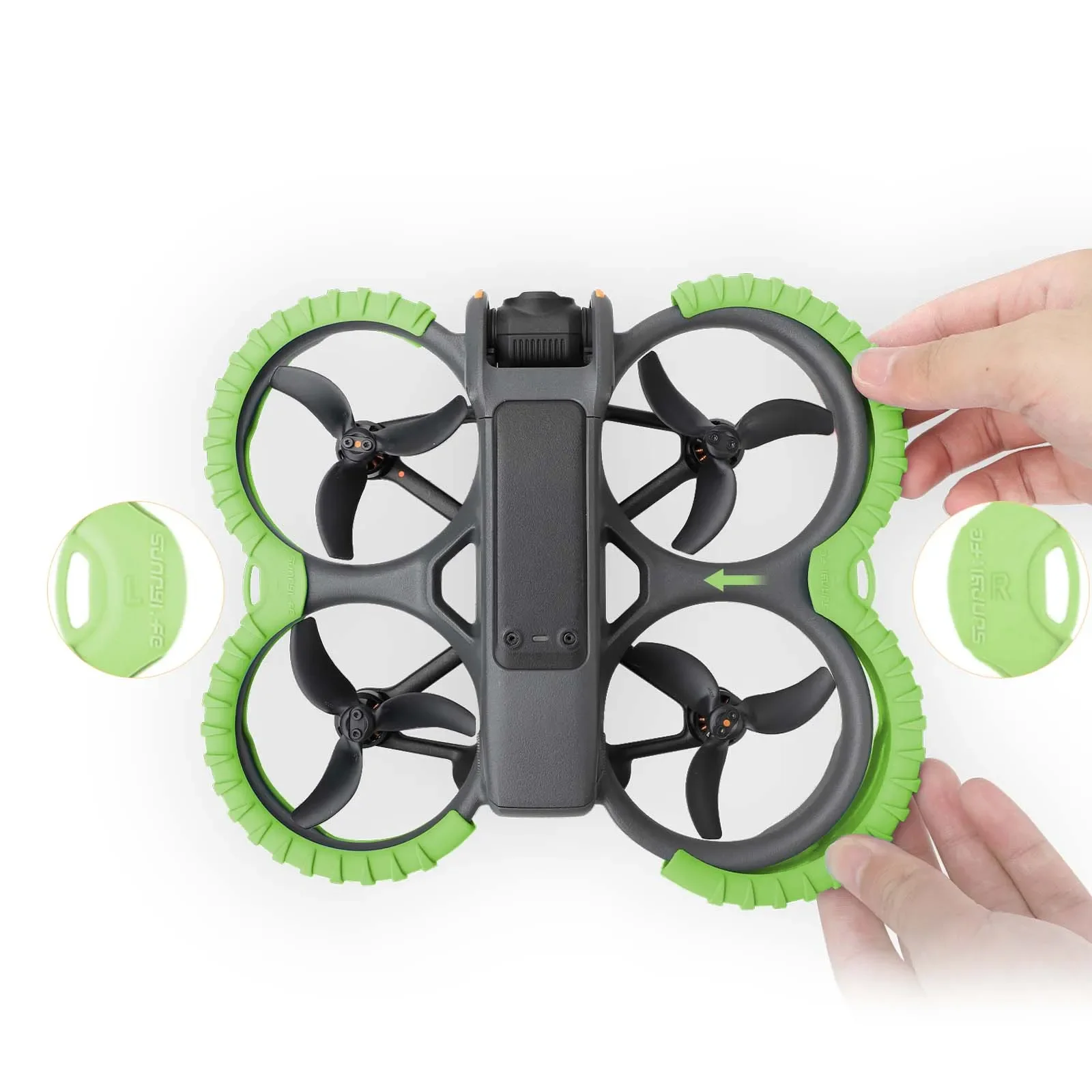 قفص حماية لمروحة Sunnylife لـ DJI Avata ، ذراعان ، حلقة مضادة للتصادم ، واقي حافظة الدعائم ، ملحقات الغطاء