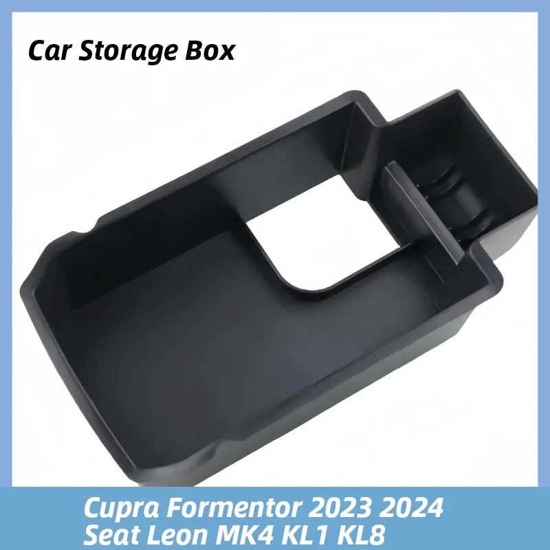 

Car Central Armrest Storage Box Container Holder Tray for Cupra Formentor 2023 2024 for Seat Leon MK4 KL1 KL8 Interior Accessory