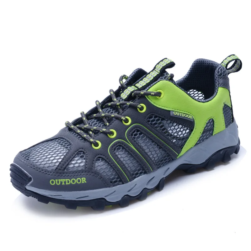 Men's Upstream Shoes Outdoor Breathable Mesh Quick drying ankle women Sneakers walking fishing shoes Trekking Wading Aqua Shoes