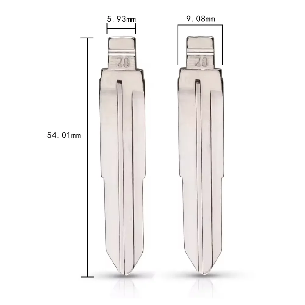 20pcs/lot Flip Remote Key Blade For Hyundai HYN10