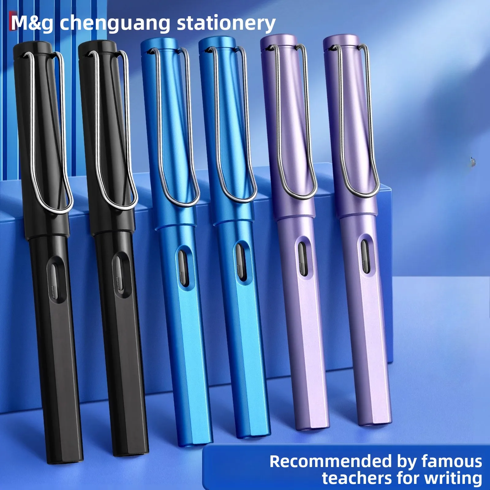 

M&G Kids Fountain Pen with Posture Correction Grip & Refillable Cartridges - Cute School Writing Pen for Children Beginners