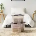 Plastic Storage Bins with Lids 3