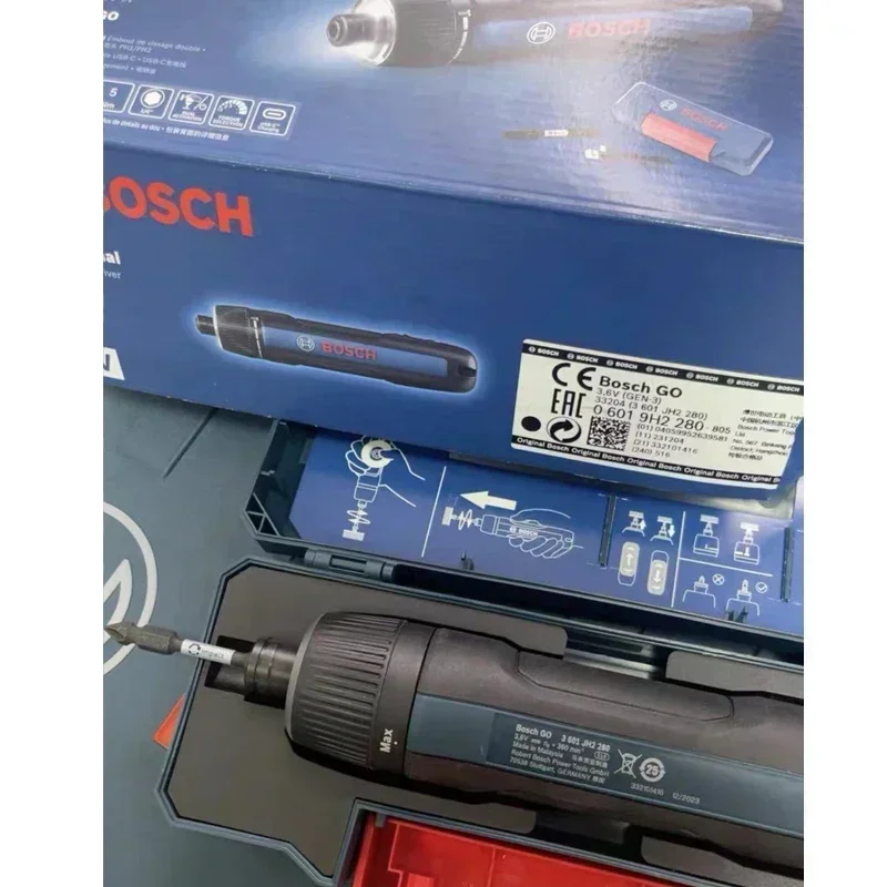 BOSCH GO 3 Cordless Screwdriver Rechargeable 3.6V Lithium-ion Cordless Drill with Box Professional Tool Electric Drill Bosch go3 view 4