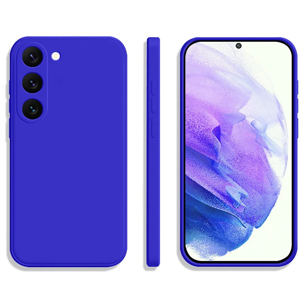 Für Samsung Fällen Mit flanell Weiche Flüssigkeit Silikon Telefon Fall Für Samsung Galaxy A72 A71 A51 A42 A36 A35 A34 a33 A32 4G Abdeckung
