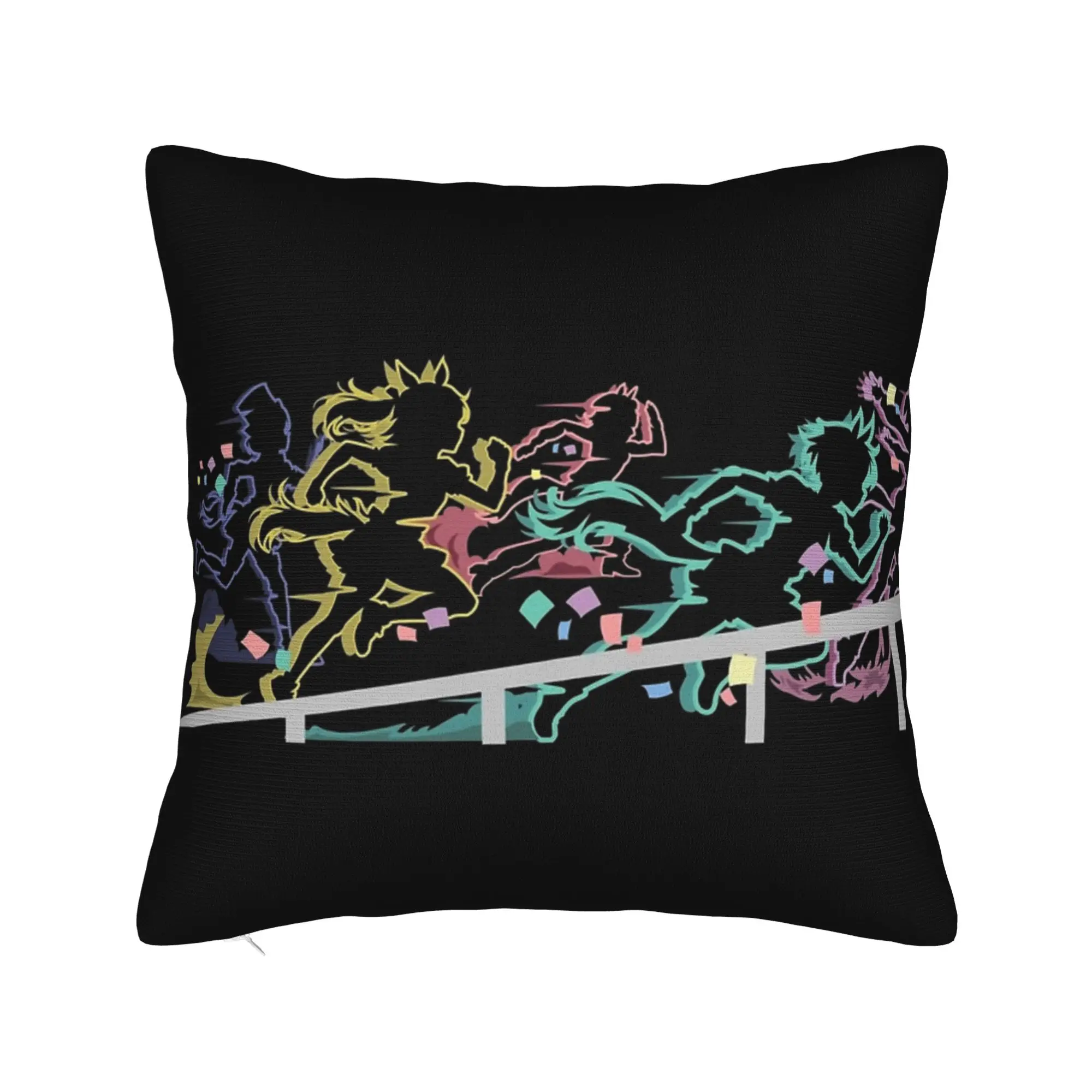 Umamsusme Pretty Derby Summer Dash Pillowcase Soft Cushion Cover Decoration  Throw Pillow Case Cover Seater Zipper 45X45cm