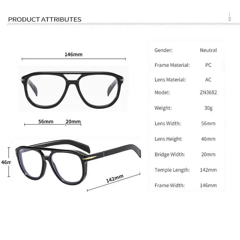 FELRES Square Anti Blue Light Reading Glasses Women Prescription Eyewear Optical Glasses Single Focus Presbyopic Glasses +1.75
