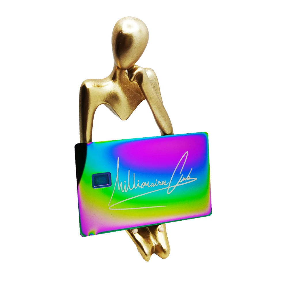 1pcs Millionair\'s club metal card Gift Card