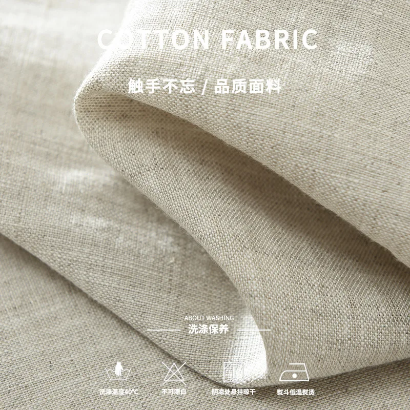 Men's Chinese Style 100% Linen Pants - Year-Round Japanese-Inspired Retro Loose Straight-Leg Casual Cropped Trousers Summer