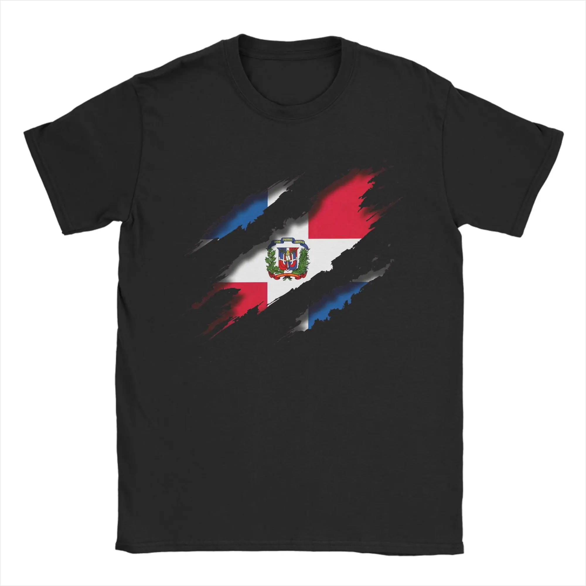 Graphic Printed Dominican Republic Shredding  T Shirt for Men Women  Cotton Tee Shirt Short Sleeve Clothing