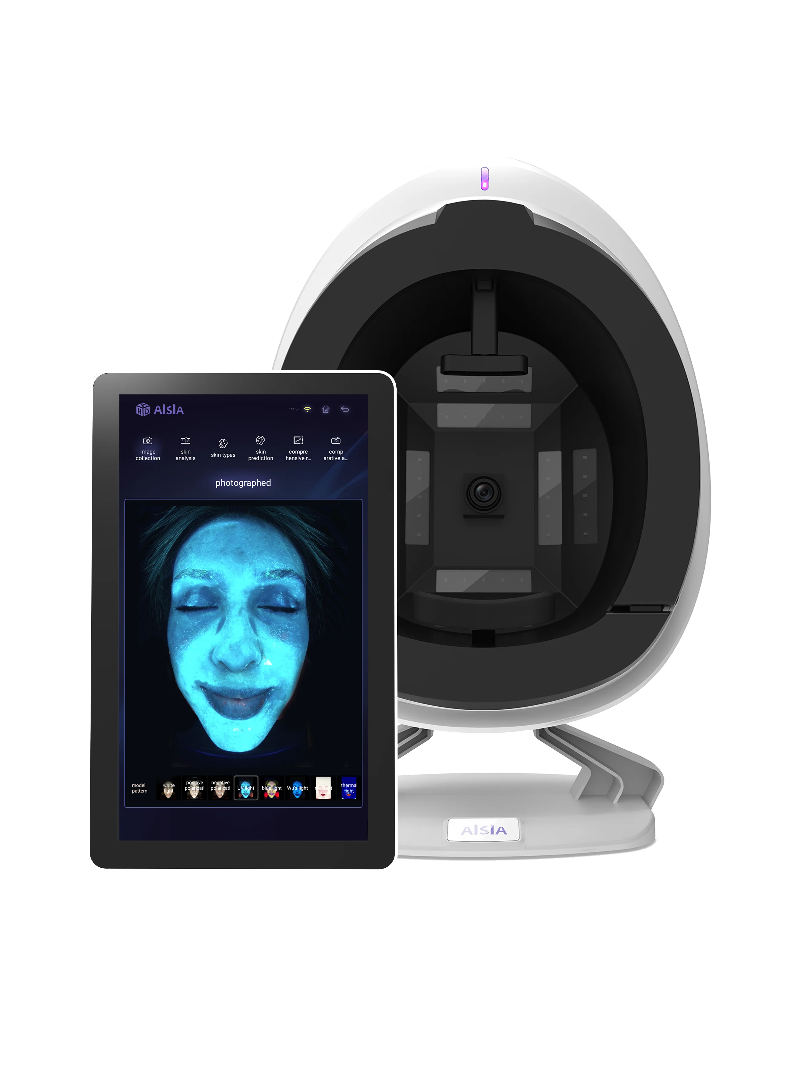 New Product Facial Skin Analyzer 3D Smart Intelligent Digital AI Face Skin Test Analysis Machine Facial Skin Care Machine