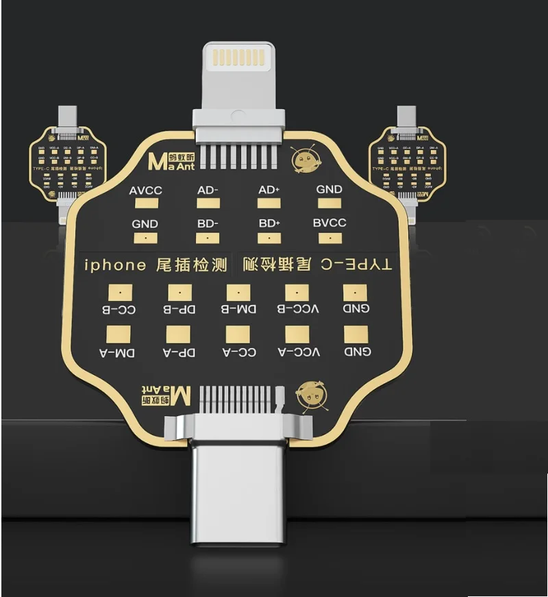 MaAnt Dock Flex type C lightning Port Test Board for iPhone 15 14 13 11  xs x Android Phone U2 Battery Power Charging Dock board ble mesh usb test board cdsenet e104 bt12nsp tb development board for blue tooth wireless module e104 bt12nsp