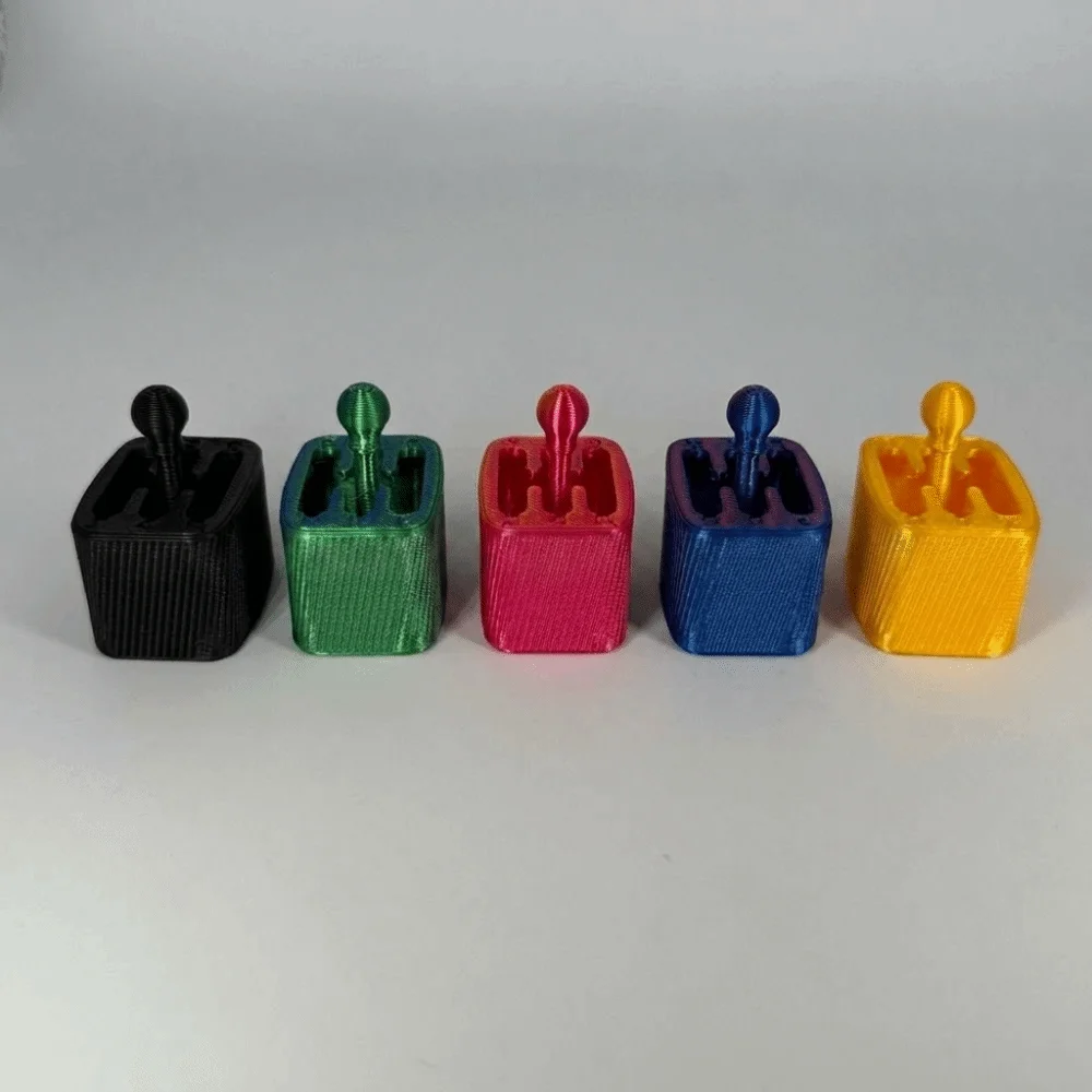 Creative 3D Printed Gear Shifter Stress Relief Novelty Manual Gear Transmission Toy Portable Desk Ornament Fidget Toy Home